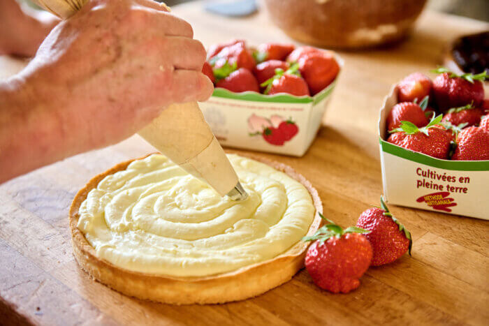 Croûte aux fraises de Wépion