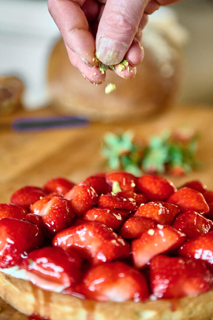 Croûte aux fraises de Wépion